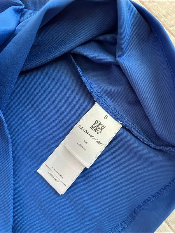 Cupshe NWT royal blue white ringer swim tank top S - Image 7