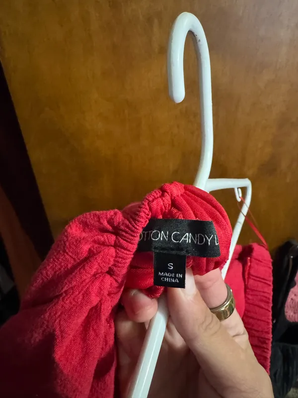 Red mini dress - Image 3