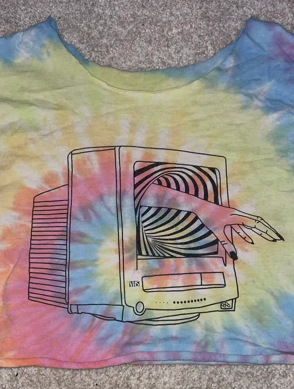 Tie Dyed Trippy Shirt Multiple - Image 2