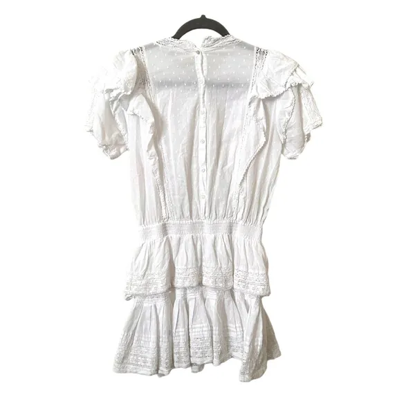 MAIA‎ BERGMAN Mery Ruffled Mini Dress Sz Medium - Image 4