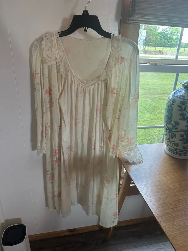 Night gown set White Size M - Image 2