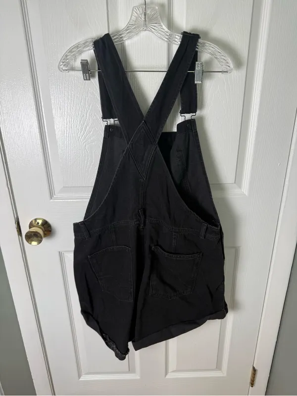 Free People We The Free Ziggy Shortalls Black XL - Image 4