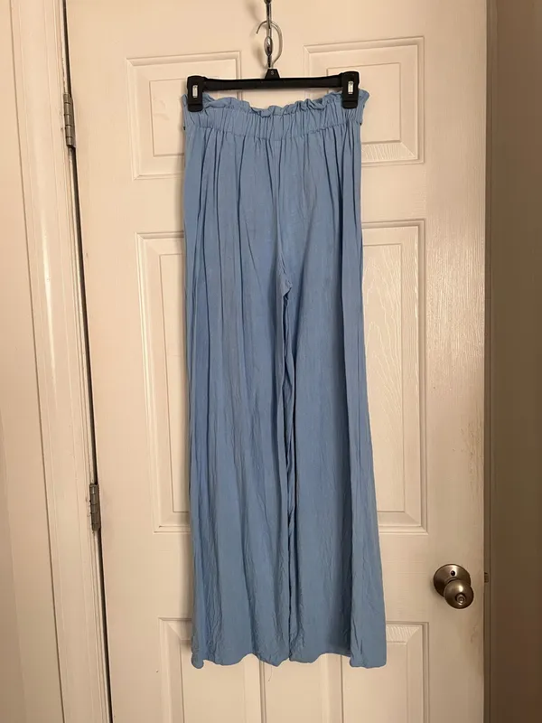 Sienna Sky Linen Pants Wide-Leg - Image 3