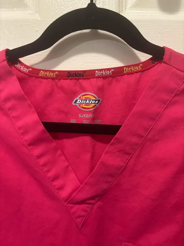 Dark Pink scrub top  - Image 3