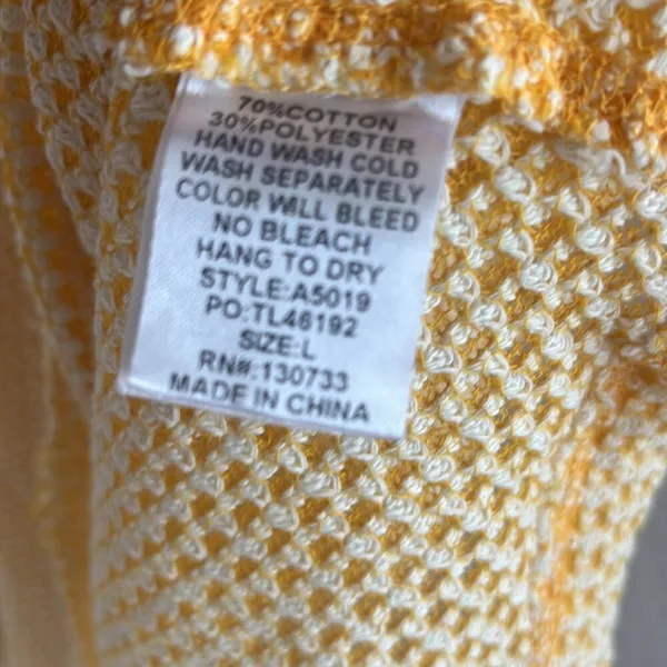 Umgee Yellow Bright Sunshine Longline Tank Large Handkerchief Large - Image 6