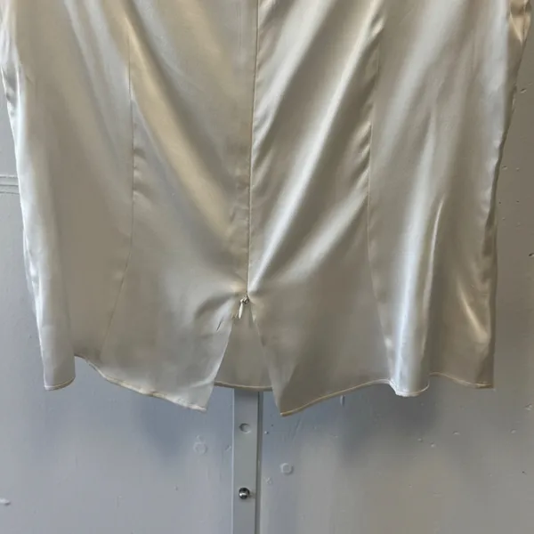 Hubert Gasser Italy Cream Silk Blend Sleeveless Blouse Top Size IT 44 US 8 - Image 4