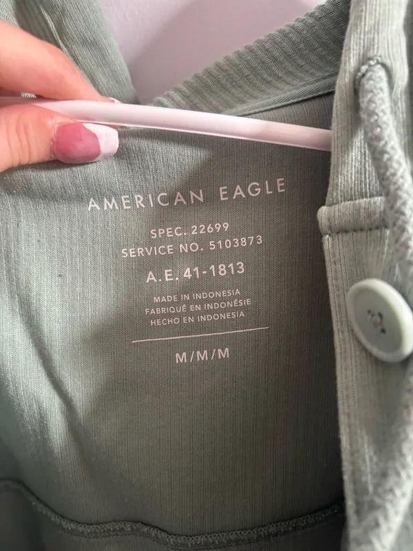 American Eagle Green Jacket - Image 3