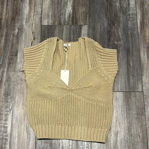 NEW Z SUPPLY prim sweater top in rattan medium - Image 7