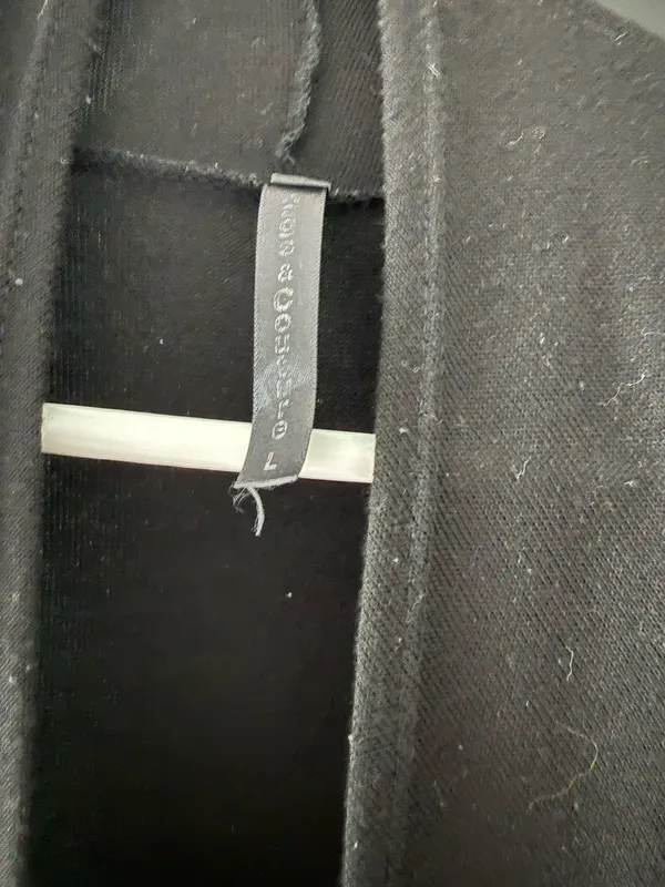 Black Cardigan Sweater Size L - Image 2