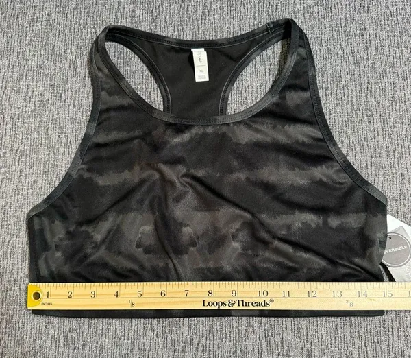 Ideology Tie Dye Black Sports Bra - Image 13