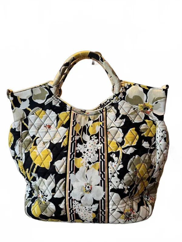 Vera Bradley Quilted Floral Tote Bag with Top Handles - Image 2