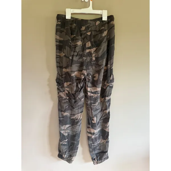 Rewash Brand Womens Camo‎ Cargo Joggers Green Brown Camouflage Pants Size M - Image 3