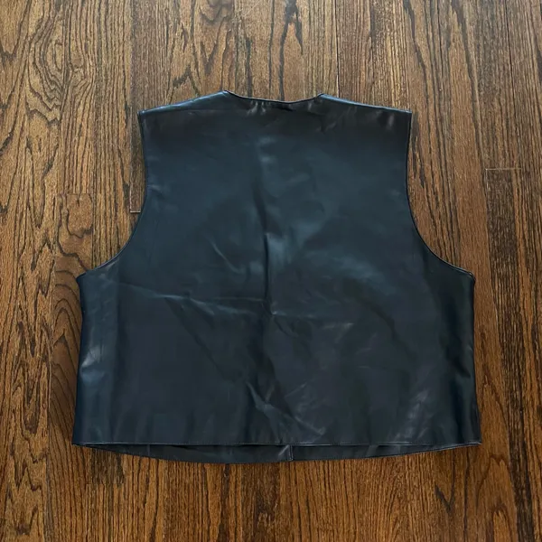 Primark Faux Leather Vest - Image 3