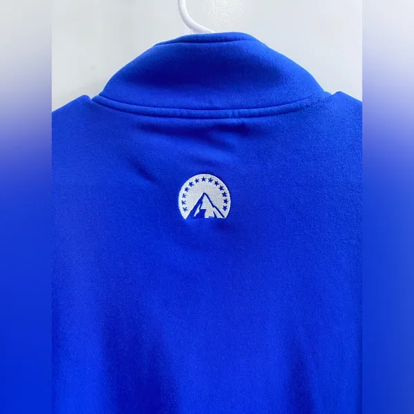 Nike Royal Blue Paramount Tech Half-Zip Pullover Size M - Image 8