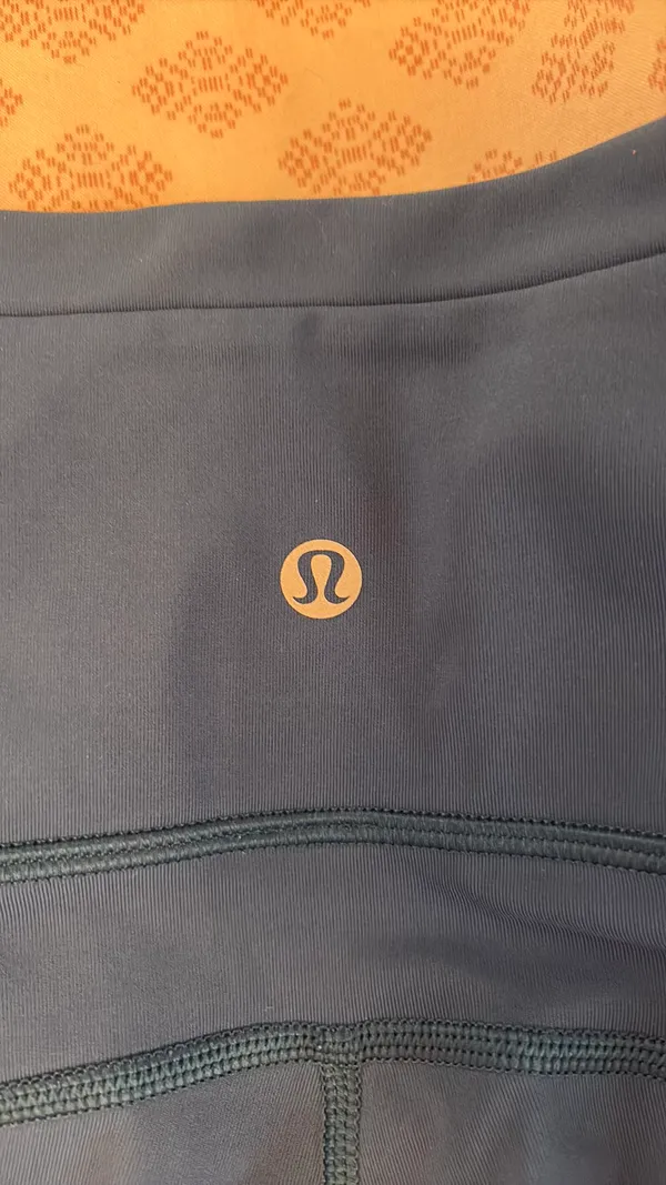 Navy Lululemon Capri Leggings - Image 2