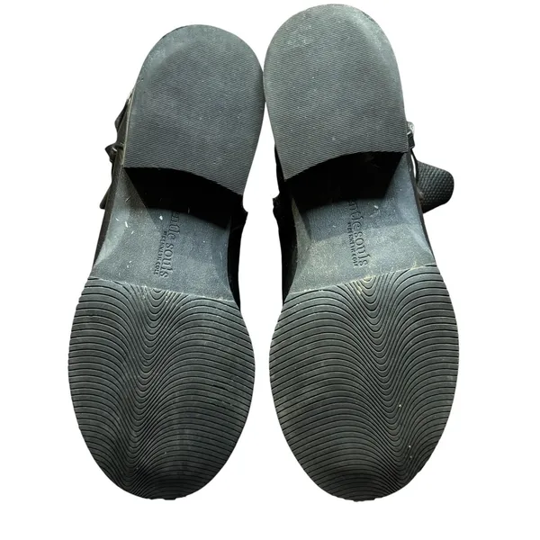 Gentle Souls Booties Womens Size 8 Black Leather Binta Slit Moto‎ Bootie Zip - Image 10