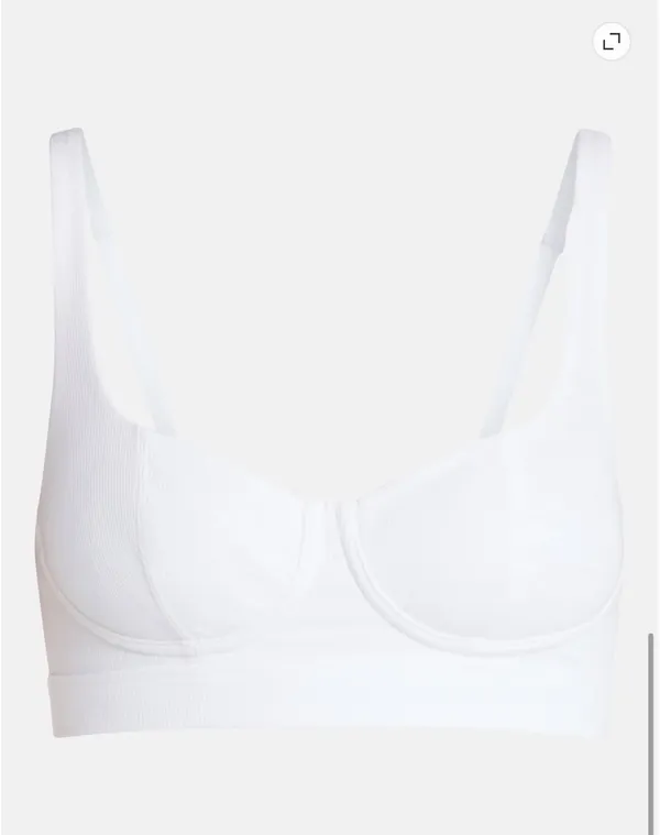 No Boundaries White Bralette - Image 4