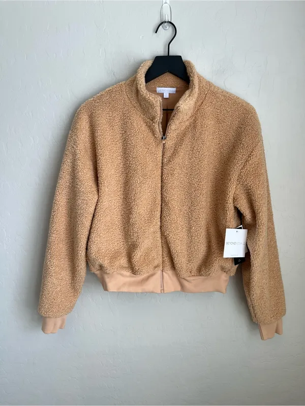 Beyond YogaBrave The Elements Sherpa Bomber jacket NEW XS - Image 3