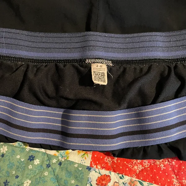 Under Armour Black & Blue Shorts - Image 6