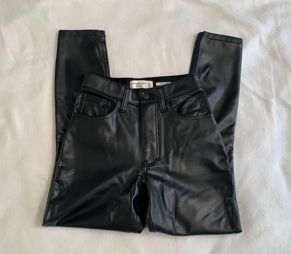 Abercrombie Vegan Leather Pant - Image 2