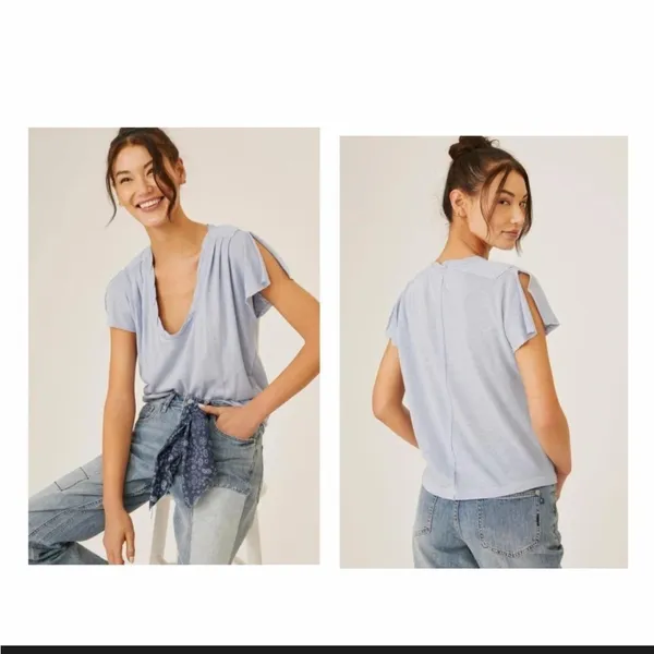 Pilcro Orange Flutter Sleeve Knit Top - Image 12
