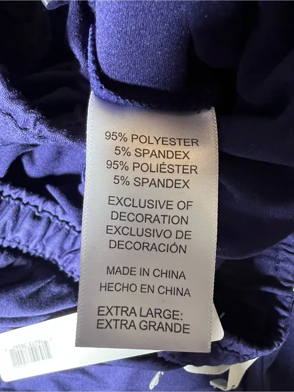 DKNY 2-Pack Purple Pants Brushed Jersey with Pockets XL - Image 7
