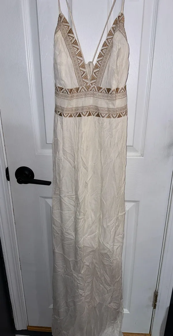 Lulus White Boho Dress - Image 2