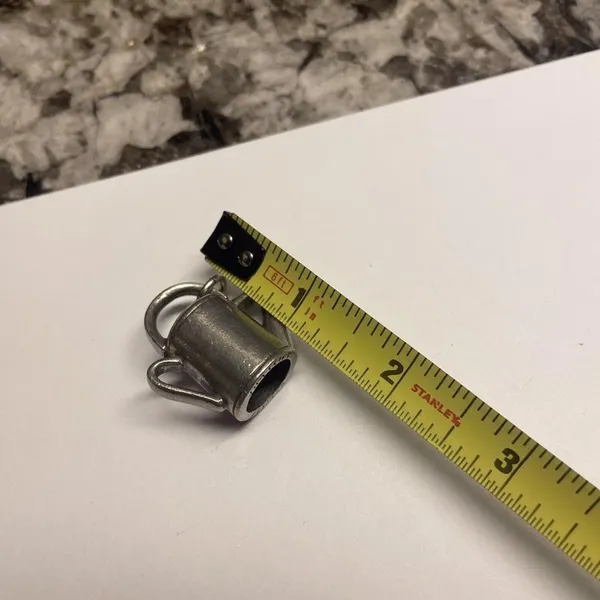 Signed Jimlift Jewelry Pendant / Figurine Pewter Garden Watering Pot - Water Pot - Image 5