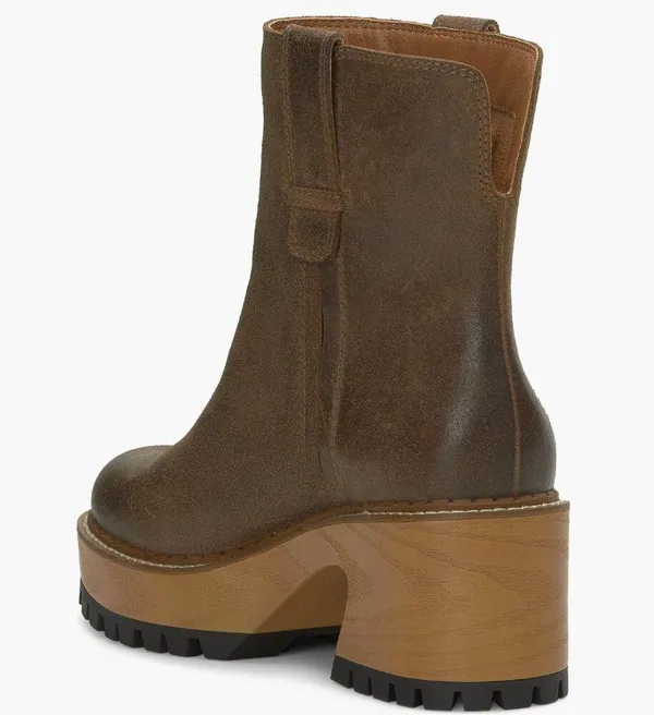 NEW LUCKY BRAND Rhoslyn Lug Sole Platform Bootie Color: Bark Wxysud - Image 2