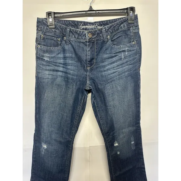 American Eagle Distressed Jeans Women’s Size 12 34x31.5 - Image 3