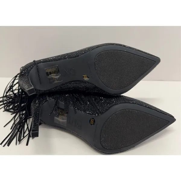 INC‎ Boots Size 8.5 Black Western Ankle Booties Pointed Toe Evening Shoes NEW - Image 10