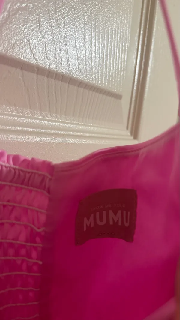 Show Me Your Mumu Pink Bow Mini Dress - Image 9
