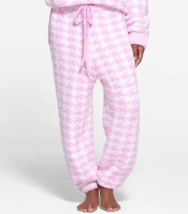 Skims Cozy Knit Jogger Limited Edition 'Petal Houndstooth' Size: S/M - Image 9
