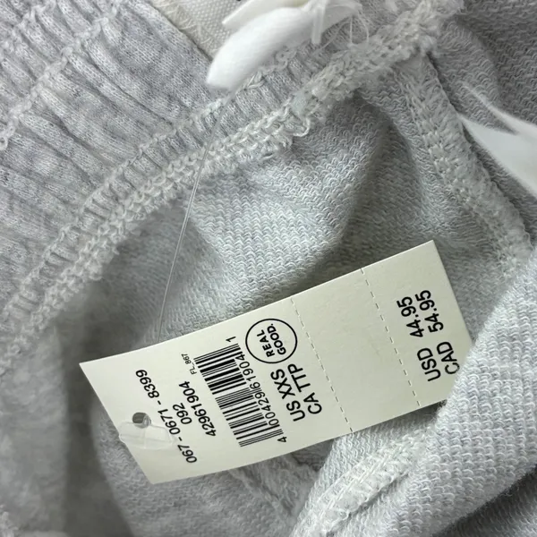 Offline by Aerie Cloud Fleece Sweat Short Size XXS Gray Athleisure Lounge Sporty - Image 9