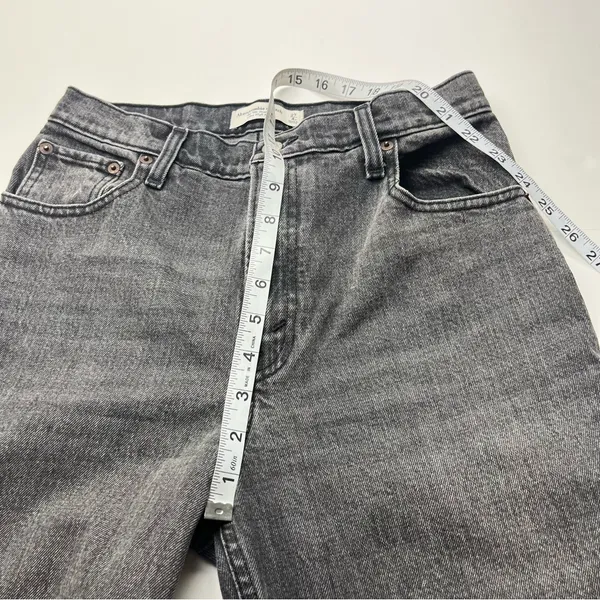 Abercrombie & Fitch 90s Straight‎ Ultra High Rise Womens Size 27 / 4 Black Jean - Image 8
