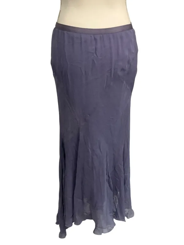 Polo Ralph Lauren Amla Midi Skirt in Lavender Purple 6 Womens Chiffon - Image 7