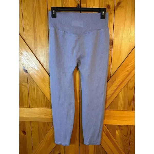 Victoria's Secret PINK Active Periwinkle High Waist 7/8 Leggings Size Medium (89 - Image 6