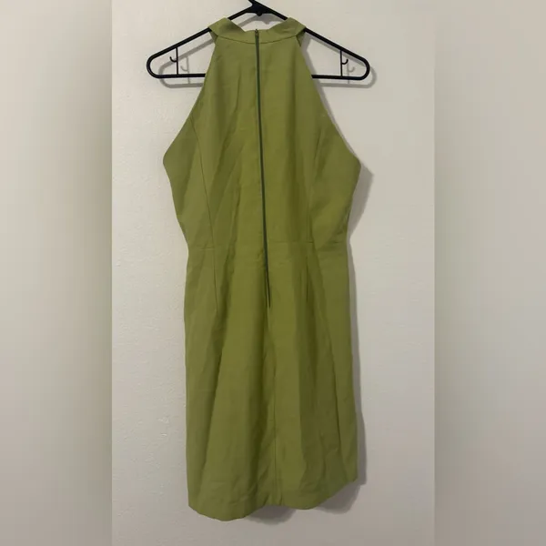 Sublini High-neck Marrant Dress Sleeveless Pleated Minimalist Luxe Modern Large - Image 3