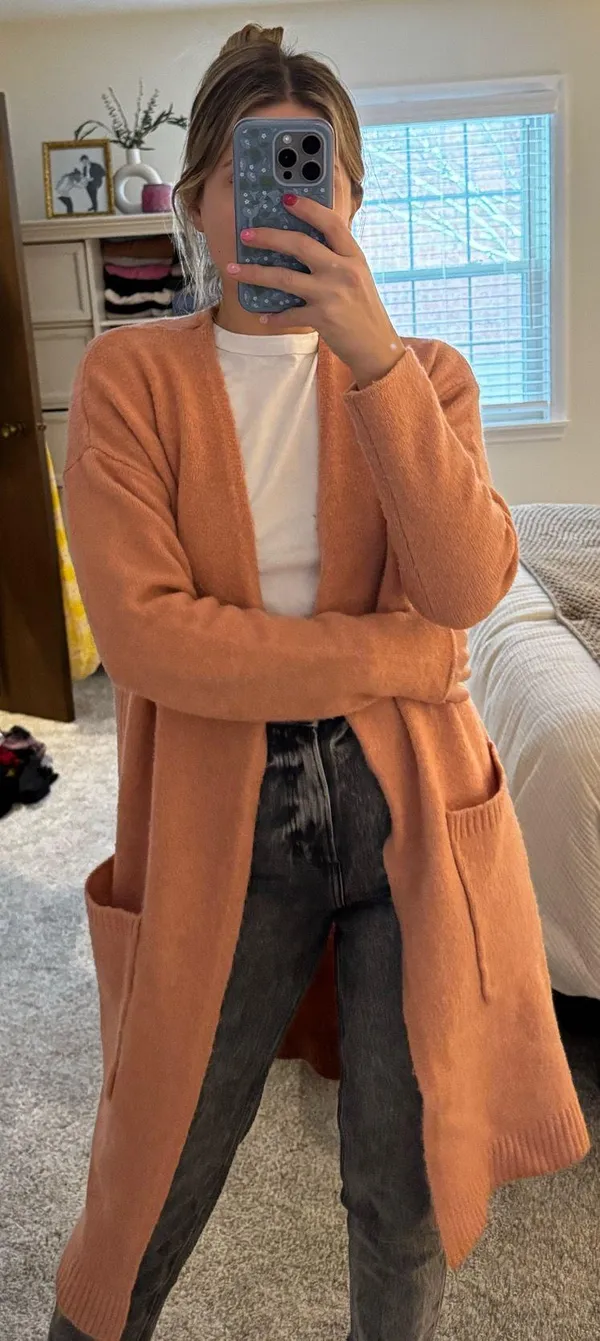 Forever 21 Pink long cardigan - Image 2