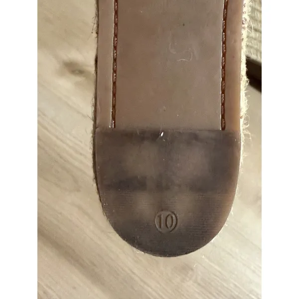 Marc Fisher LTD Adalyn Espadrille Wedge Tan 10 Womens Platform Sandal - Image 8