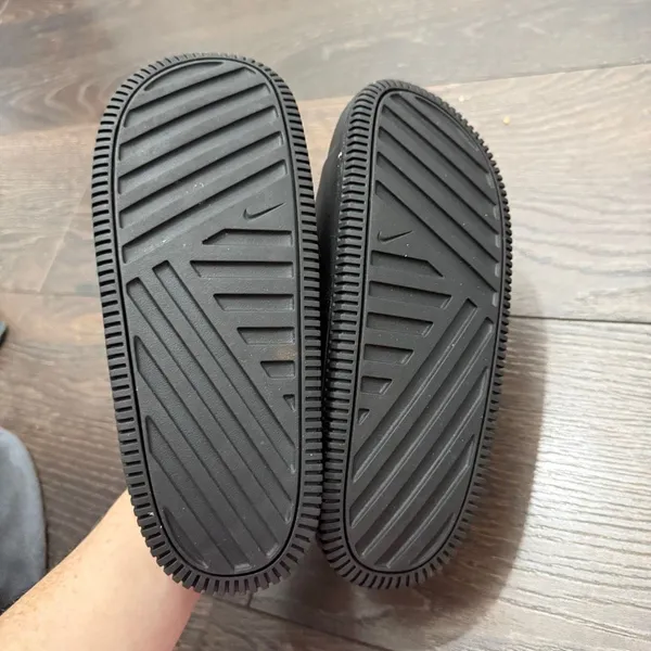 Nike Men’s 5 Women’s 6 Black Calm Slides Shoes Slip On - Image 4