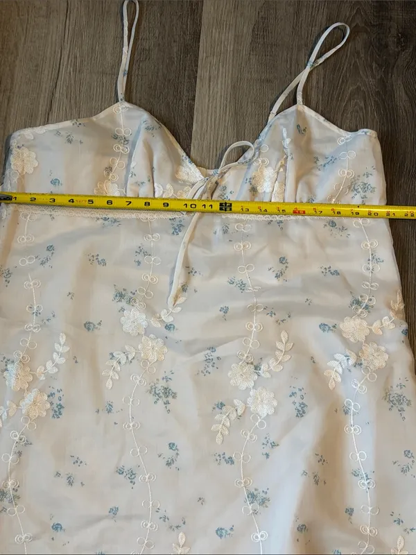 No Boundaries New! White Floral Lace Chemise Slip mini dress size XXL - Image 8