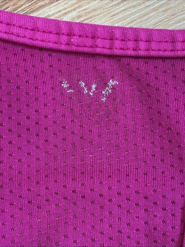 Women's Magenta Sports Bra - Comfortable Racerback Support - Image 4