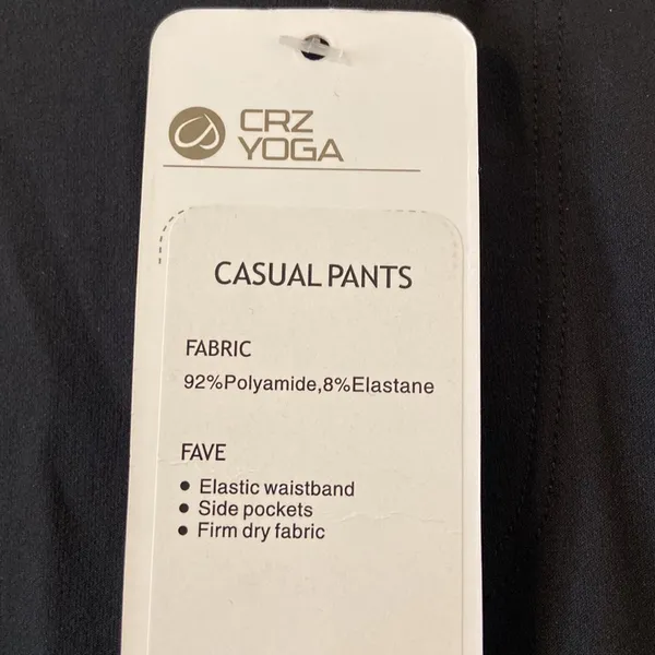CRZ YOGA CASUAL PANTS size M brand new with tag inseam 28” waist 32”flat - Image 4