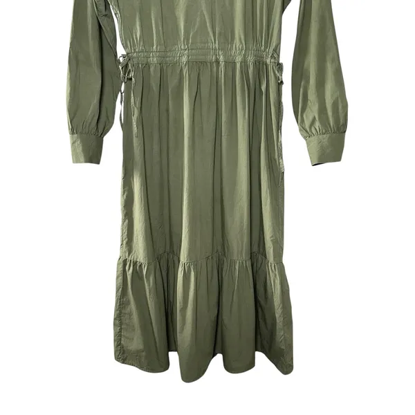 Rails‎ Maple Olive Smoke Midi Dress Smocked Waist Boho Cottagecore Chic Size S - Image 8