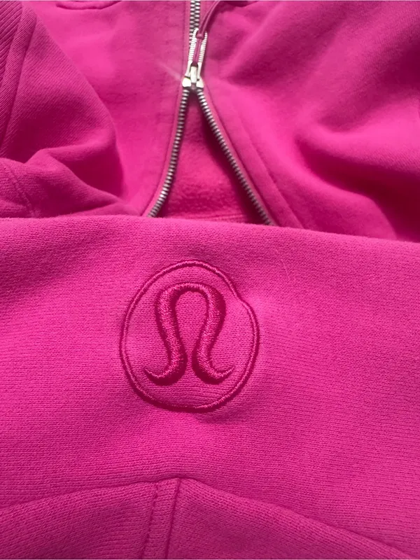 Lululemon Pink Full Zip Scuba - Image 8