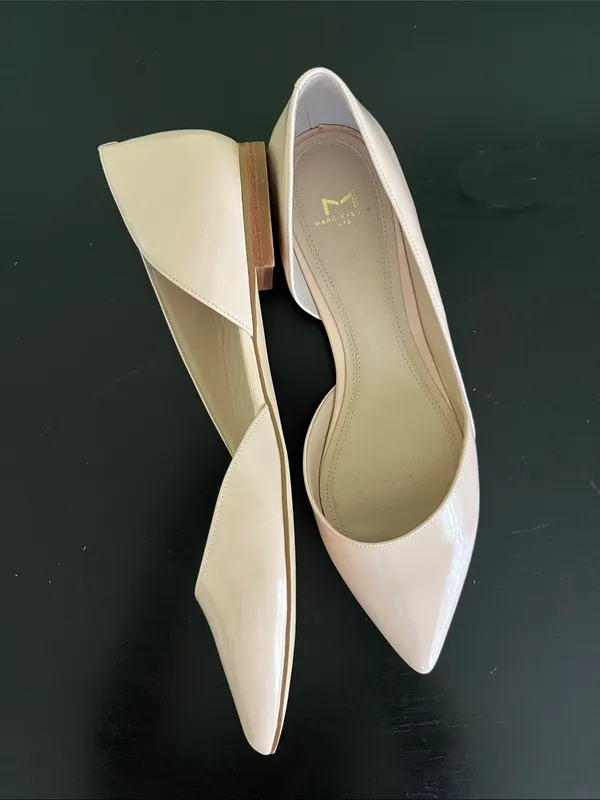 Marc Fisher LTD pointed-toe d'Orsay flats feature a minimalist design - Image 9