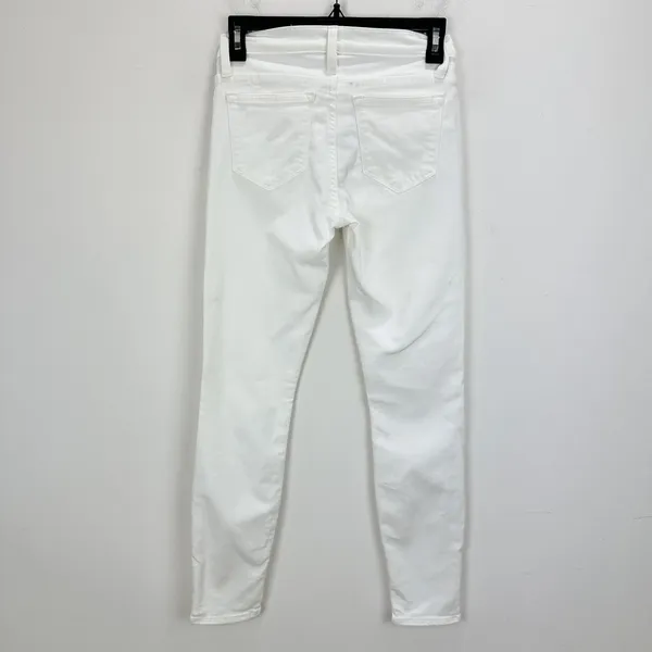 J.Crew 8" Toothpick Jean White Skinny Stretch Classic Denim Womens US 24 NWT - Image 5
