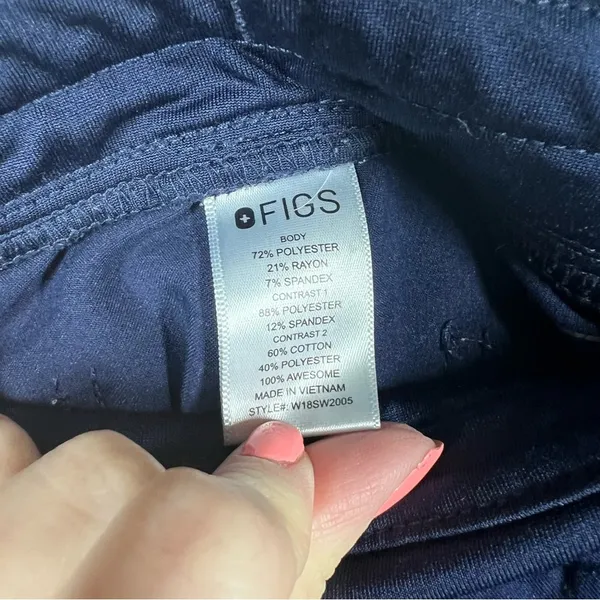 Figs Dark Blue‎ Zamora Scrub Pants - Image 4