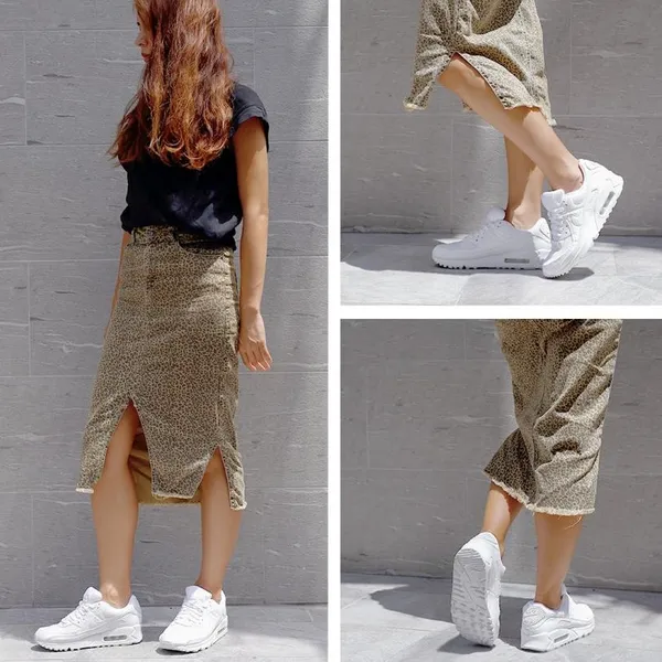 Nike Air Max 90 Sneakers Lace Up Triple White Performance Running Women's Size 9 - Image 2